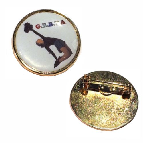 27mm premium gold badge clasp